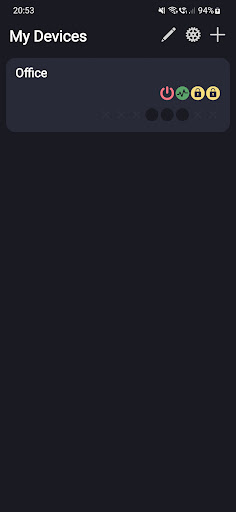Android application CSC Secure Monitoring screenshort