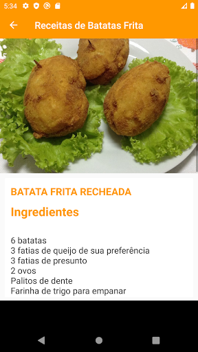 Receitas de Batatas Frita