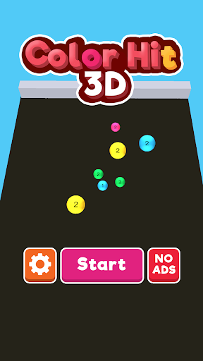 Android application Color Hit 3D screenshort