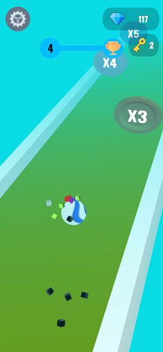 Android application Ball Run : Become Giant screenshort