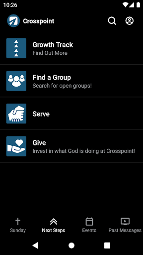 CrosspointChurch.tv Screen 2