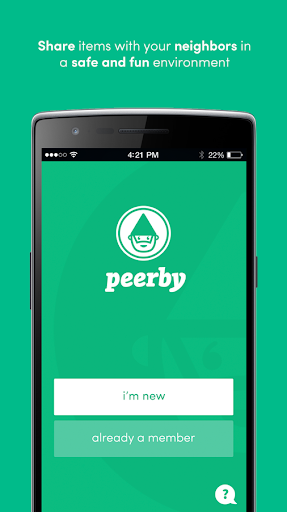 Android application Peerby screenshort