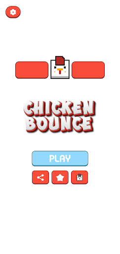 Android application Chicken Bounce screenshort