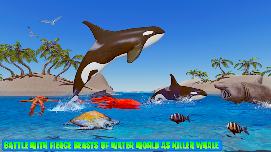 Orca Simulator: Killer Whale Simulator Game 2 APK screenshots 3
