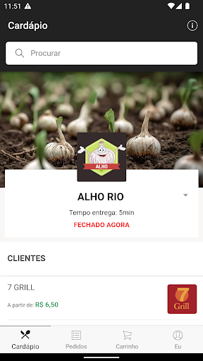 Android application Alho Rio screenshort
