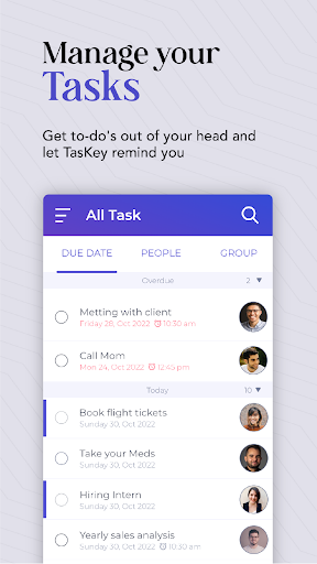 TasKey: To Do List & Tasks Screen 2