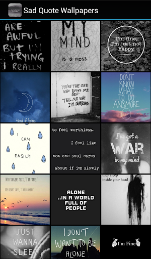 Sad Quote Wallpapers Screen 2