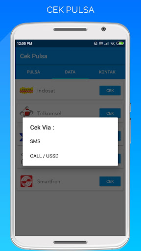 Cek Pulsa & Paket Data Screen 2