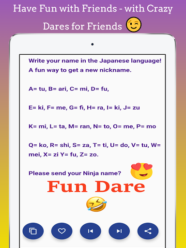 Dare Games For WhatsApp and Fb