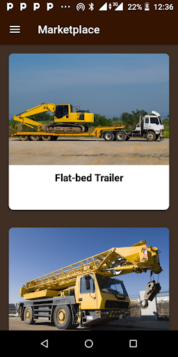 Android application BrightwayAfrica Logistics screenshort