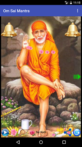 Android application OM SAI MANTRA screenshort