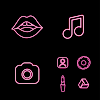 Wow Pink Venom Icon Pack icon