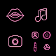 Wow Pink Venom Icon Pack