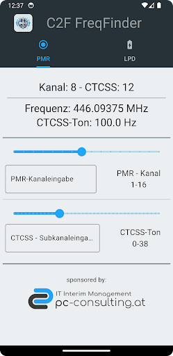 C2F FreqFinder Screen 3