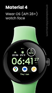 Material 4: Wear OS watch face Unknown