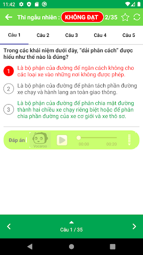 Lý thuyết lái xe 600 câu Screen 2
