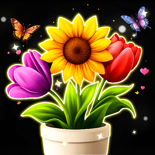 Flower Matching Game Logo
