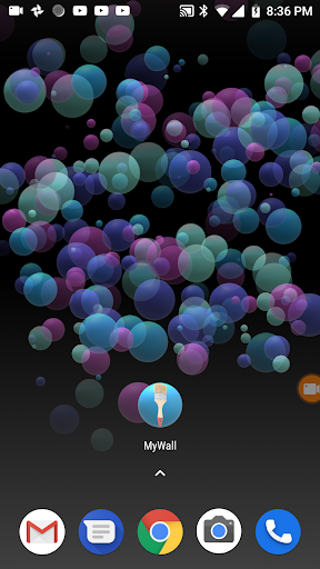 Android application MyWall screenshort