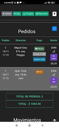Delivery DS Screen 2