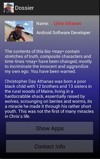 Android application Dossier screenshort