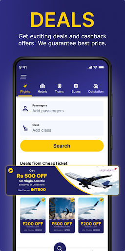 CheapTicket Screen 2