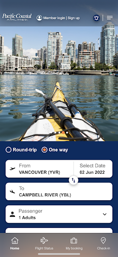 Pacific Coastal Airlines Screen 2