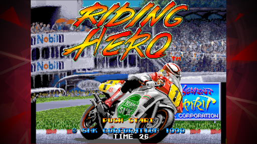 Android application RIDING HERO ACA NEOGEO screenshort