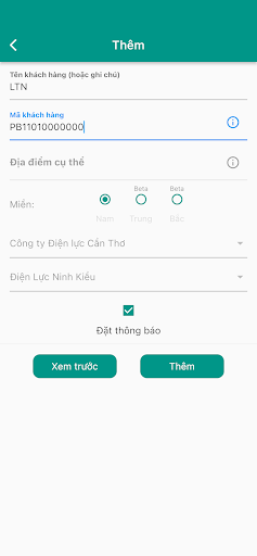 Lịch Cắt Điện