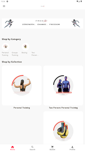 Android application فري ستايل screenshort