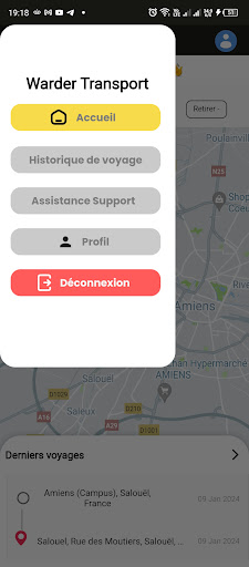 Warder Chauffeur Screen 3
