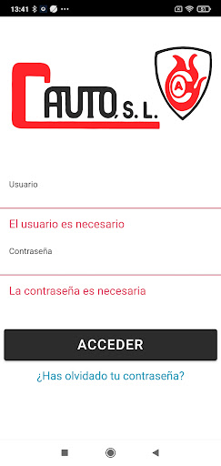 Cauto-Avisos Screen 2