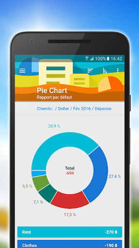 Aperçu de l'application