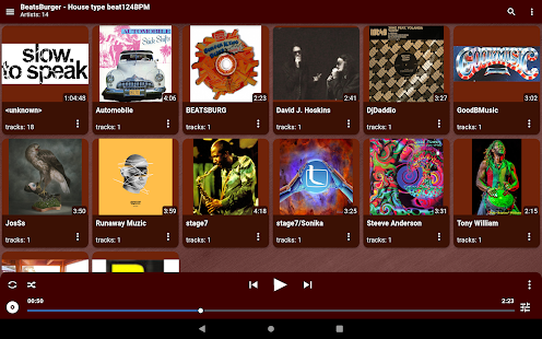 Audio Visualizer Music Player Screenshot