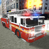 Пожарная машина симулятор вождения: пожаротушение