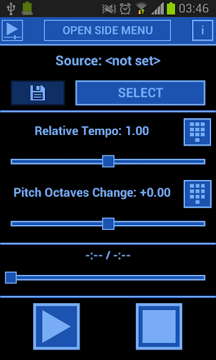 Android application Music Speed Changer (Classic) screenshort