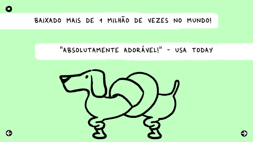 Visualização do aplicativo