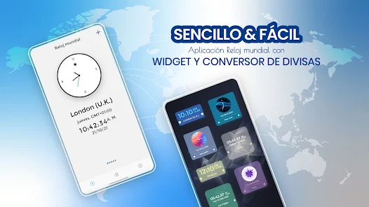 Widget reloj mundial sales