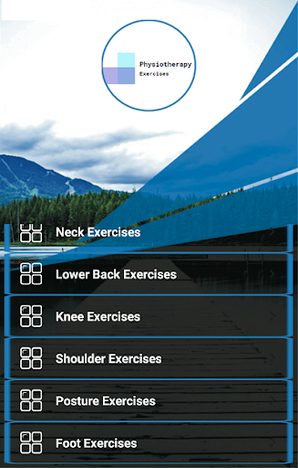 Android application Physiotherapy Exercises screenshort
