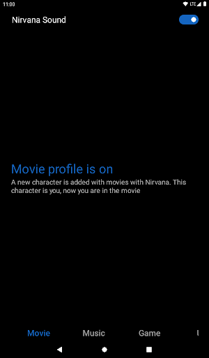 Screenshot of Nirvana Sound