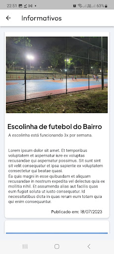 AMBGB Aplicativo da Associação Screen 3