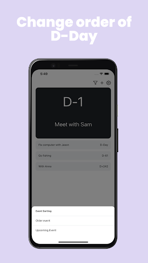 D:Day - Simple D-Day Tracker Screen 3