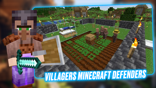 Villagers Minecraft Defenders