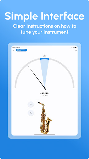 Screenshot of Saxophone Tuner - LikeTones