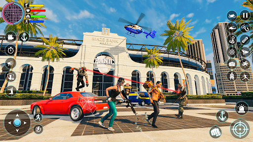 Miami Rope Hero Spider Games