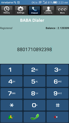 BABA Dialer