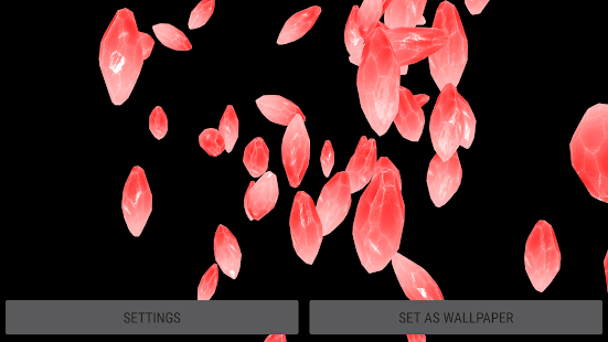 Crystals Particles 3D Live Wal Screenshot