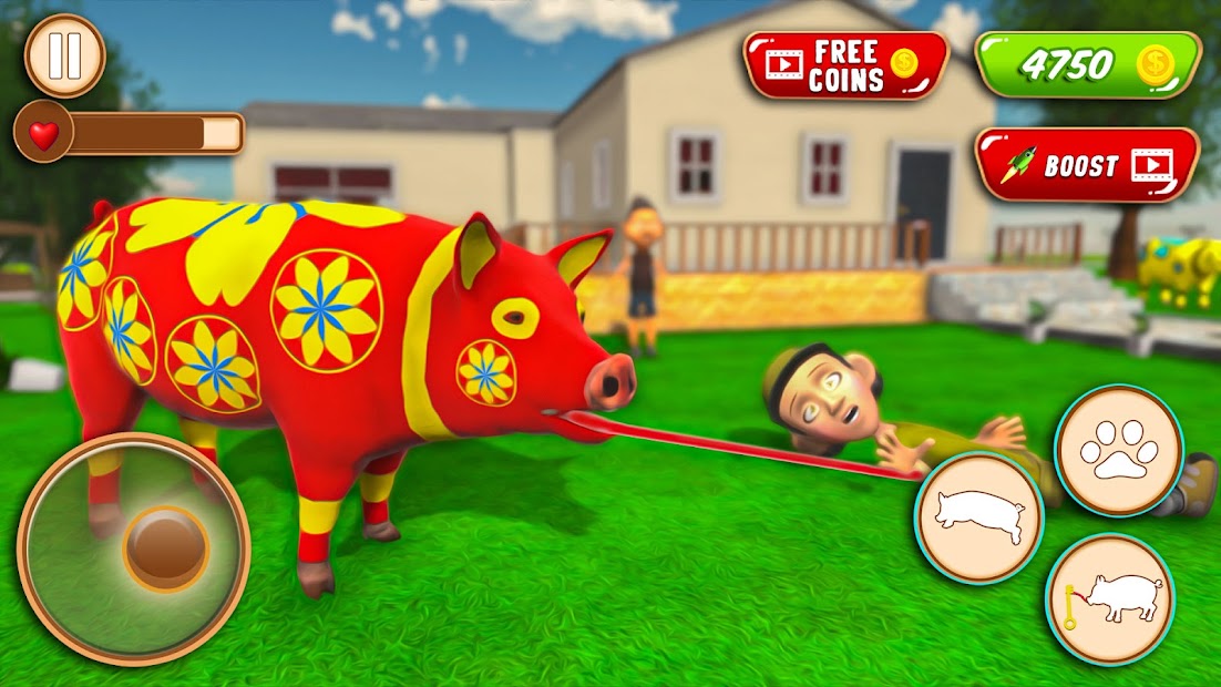 Captura de Pantalla 3 Virtual Pig Simulator Games android