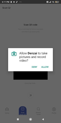 DAM (DENZAI Asset Management) Screen 2