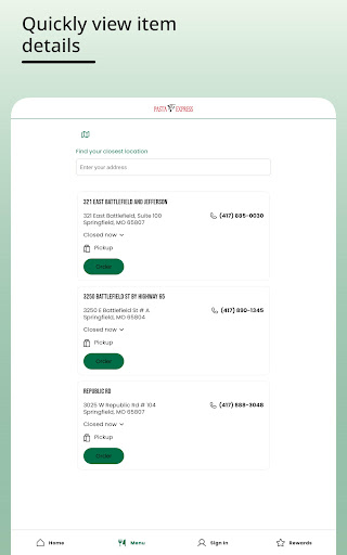 App screenshot