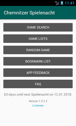 Android application Chemnitzer Spielenacht screenshort